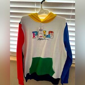 Brand new Polo Ralph Lauren hoodie. Size Young Adult Size 14-16.